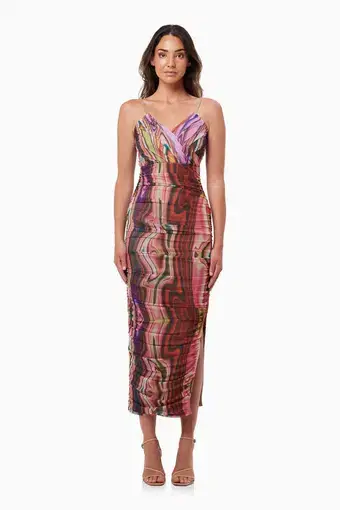 Elliatt Lula Dress Print Size M/AU 10