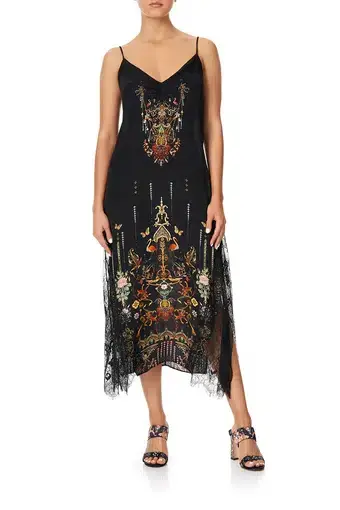 Camilla Rebelle Rebelle Midi Lace Slip Dress Size XS / Au 8