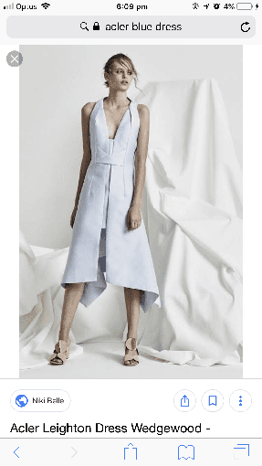 ACLER Ice blue Dress