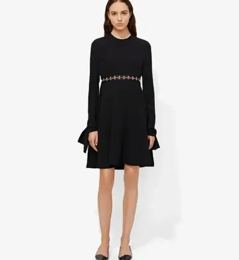 Proenza Schouler Hook And Eye Dress Black Size AU 8