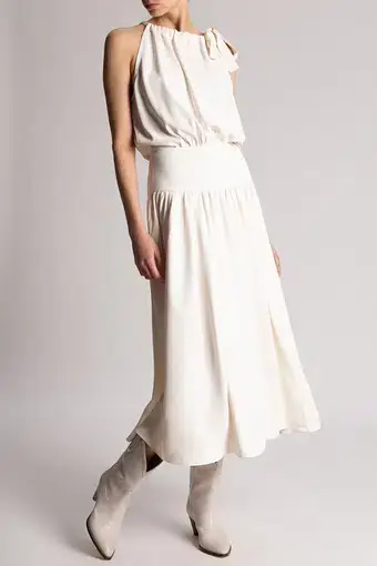 Zimmermann Halter Picnic Dress Cream Size 8 Off White