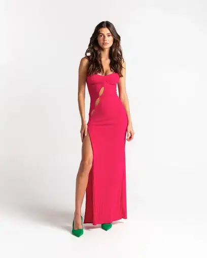 Arcina Ori Darci Dress Pink Size Small/Au 8 