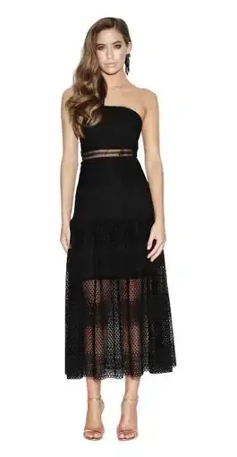 Grace & Hart Show Me Up Midi Black Size AU 8