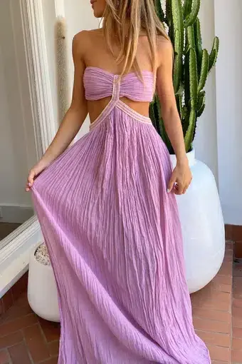 D'Artemide Chloe Dress Maxi Dress in Lilac Size 6