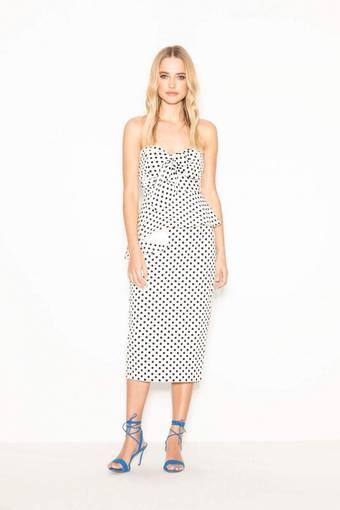 Sheike Vivid Spot Dress Print Size 8