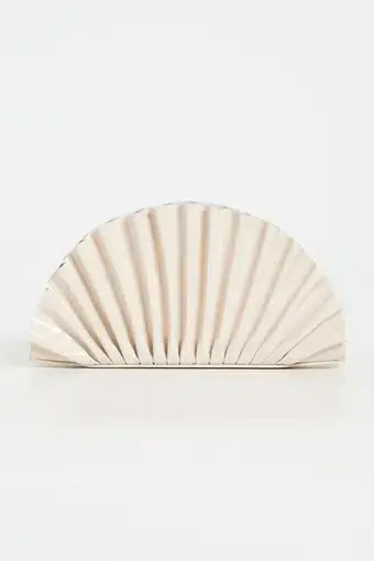 Cult Gaia Nala Mini Clutch Off White