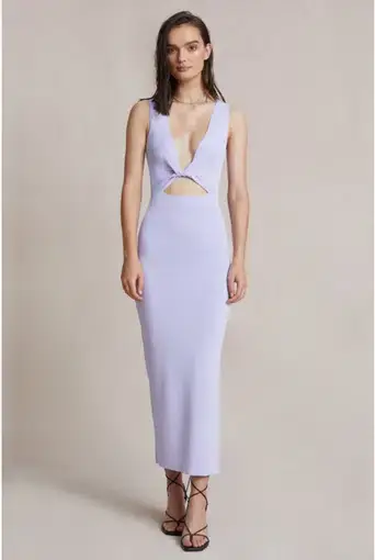 Bec & Bridge Sorbet Summer Midi Dress Lilac Size AU 10