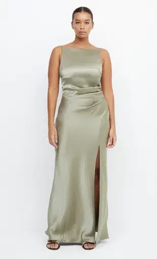 Bec & Bridge The Dreamer Maxi Dress Sage Size 10