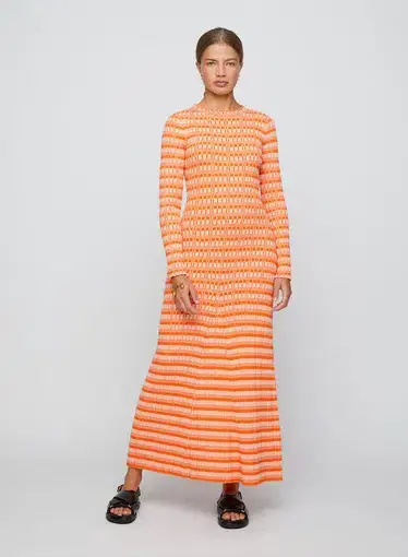 Anna Quan Ana Dress Orange Sherbet Size 8