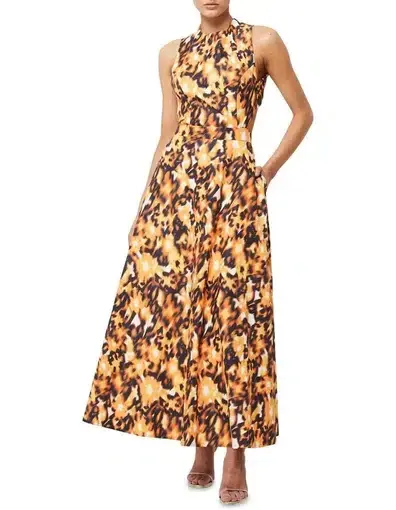 Mossman Inner Guidance Maxi Dress Print Size 14