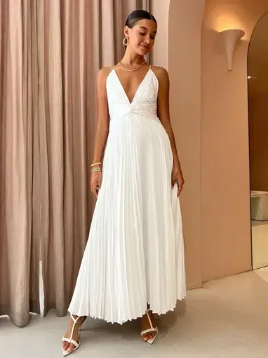 Issy Orla Maxi Dress White Size 6