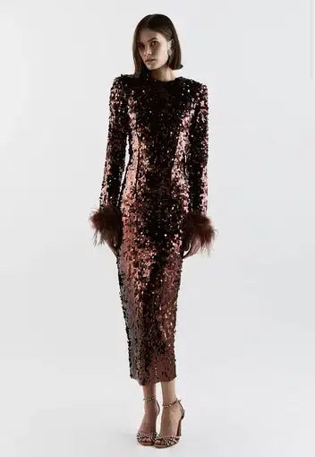 New Arrivals Veronique in Chambord Sequin Dress Size 6