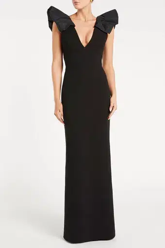 Rebecca Vallance Katie Gown Black Size 4
