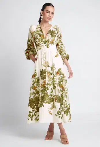 Sheike Garden Of Eden Maxi Dress Print Size AU 8