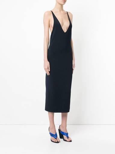 Dion Lee Fine Line Knit Dress- INK NAVY 8