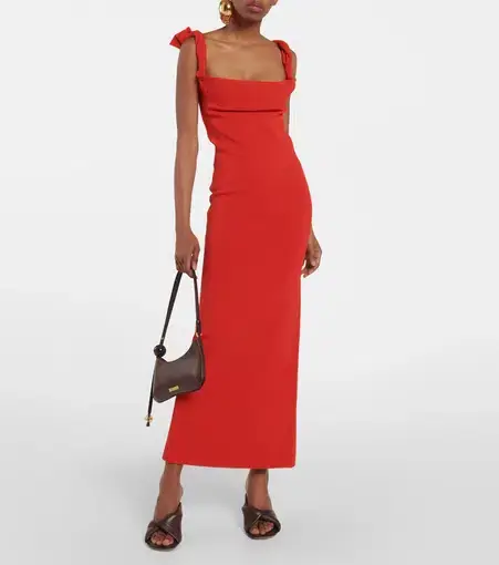 Jacquemus La Robe Maille Alca Dress Red Size FR32 / AU 4