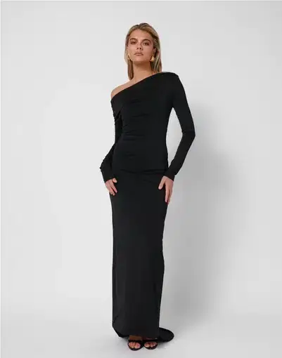 Effie Kats Margot Maxi Dress Black Size S / AU 8