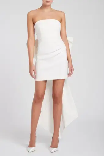 Rebecca Vallance Daphne Mini Dress Ivory Size 6