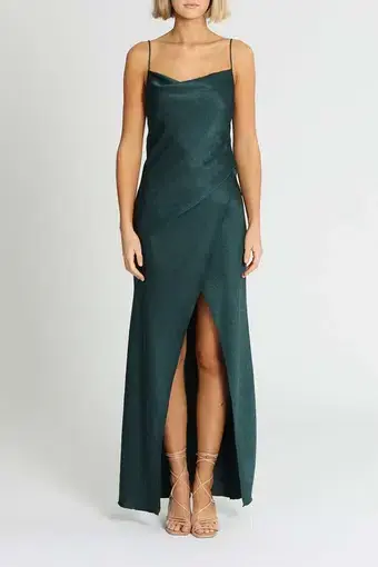 Camilla and Marc Bowery Slip Dress Fitzgerald Green Size 12