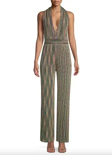 Missoni Halterneck Lurex® Jumpsuit Multi Size 8