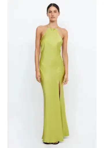 Bec & Bridge Teresa Halter Maxi Dress in Wasabi Green Size M / AU 10