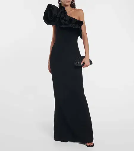 Rebecca Vallance Chloe Gown Black Size 12