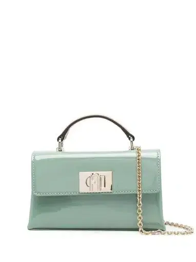 FURLA Mini Top handle bag Mint Green