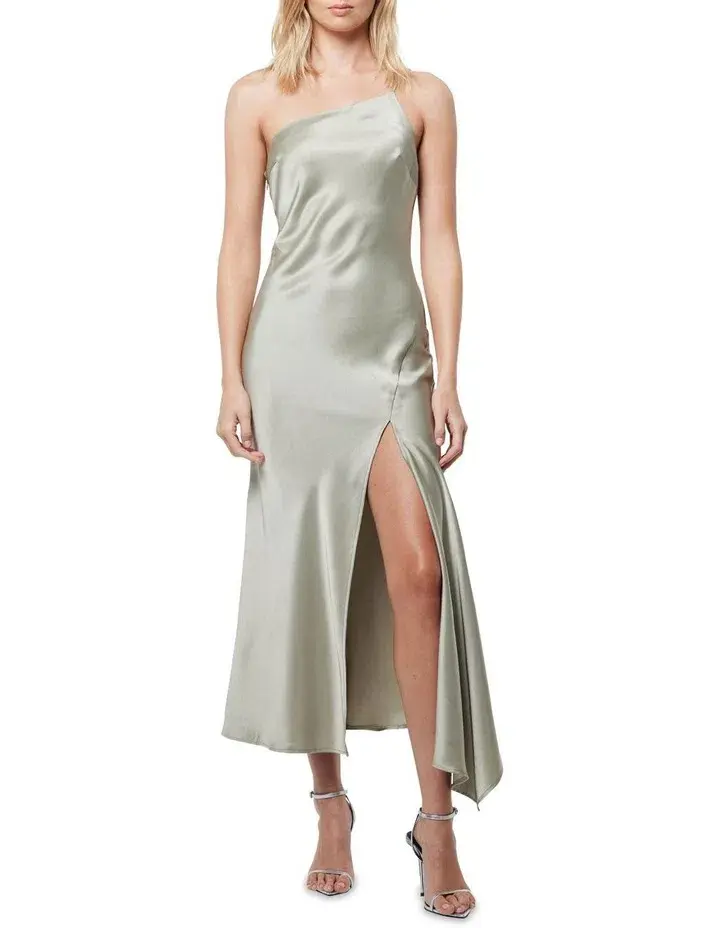 Mossman In Your Eyes Midi Dress Green Size 6 - Image 1