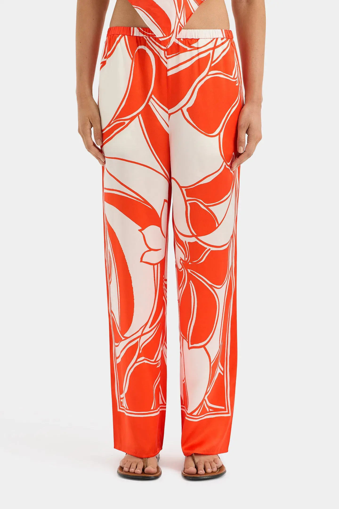 Sir the Label Ramona Scarf and Pant Set Mariposa Lily Size 8 - Image 3