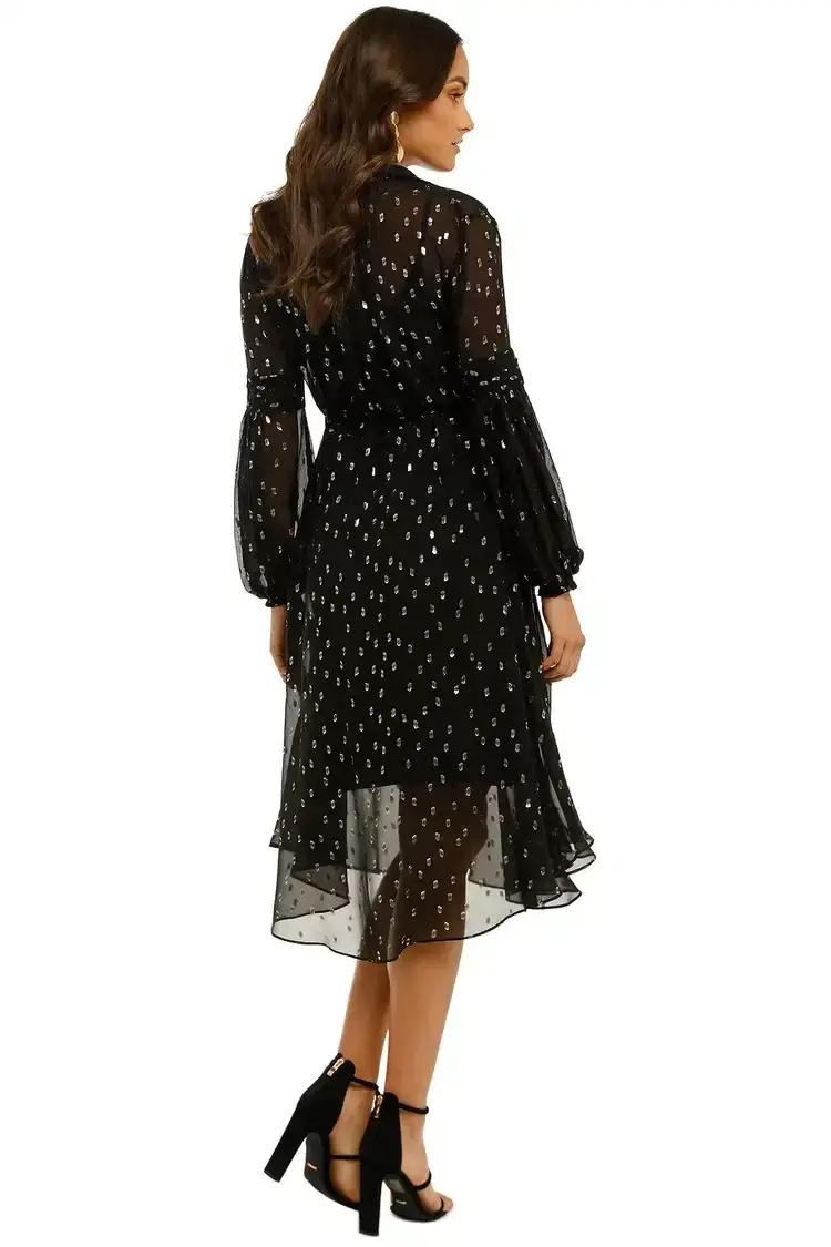 Husk Paradise Midi Dress in Black Size 10 - Image 3