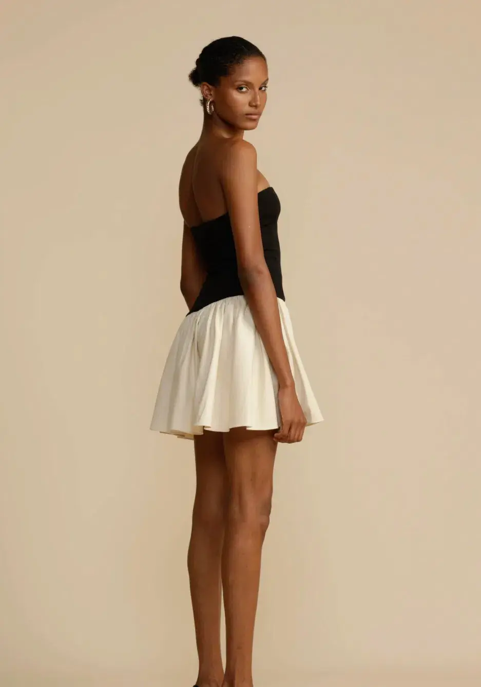 Arcina Ori Celine Mini Dress Black/White Size S / AU 8 - Image 4