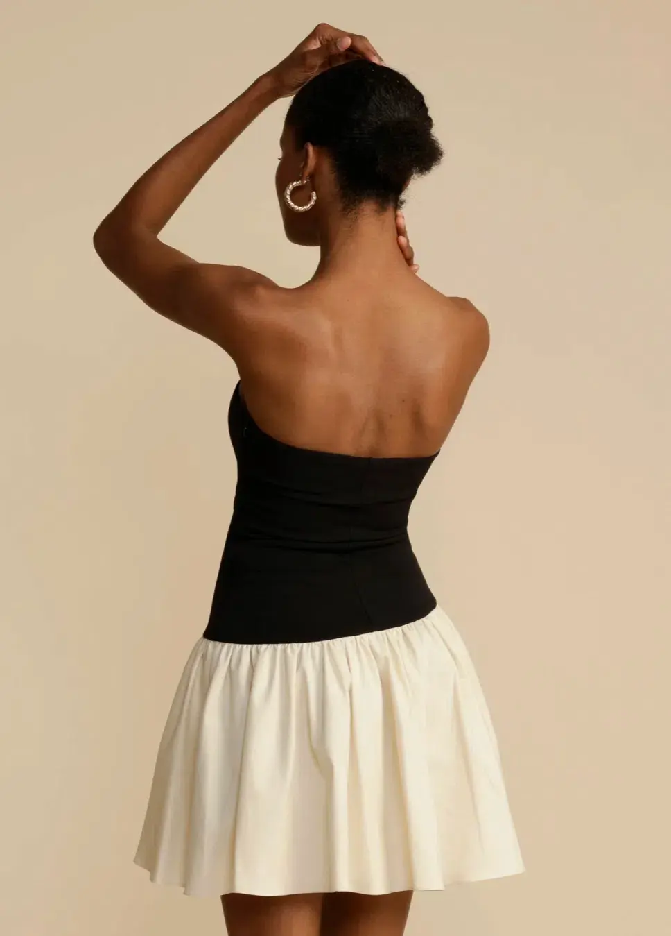 Arcina Ori Celine Mini Dress Black/White Size S / AU 8 - Image 3