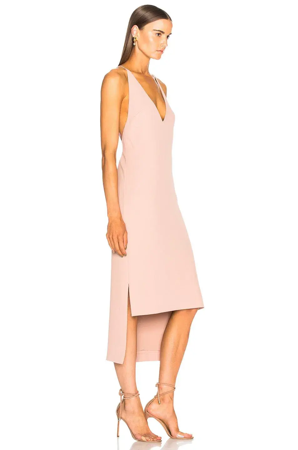 Dion Lee Fine Lines Dress in Blush Size AU 8 - Image 2