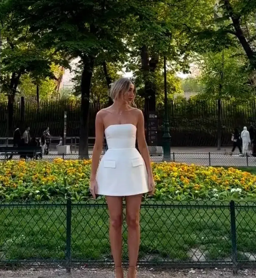 Odd Muse The Ultimate Muse Strapless Dress White Size S / AU 8 for rent on The Volte - main image