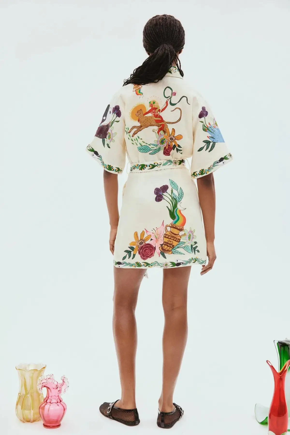 Alemais Meagan Mini Dress Print Size AU 16  - Image 2