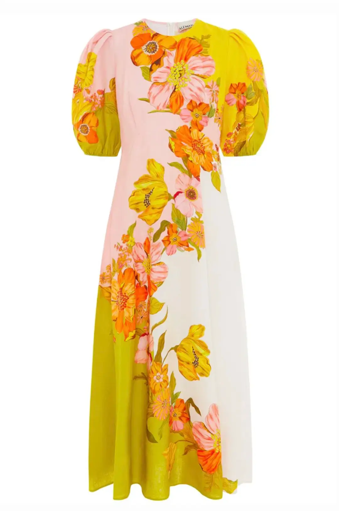 Alemais Silas Day Dress Print Size AU 12 for rent on The Volte - main image