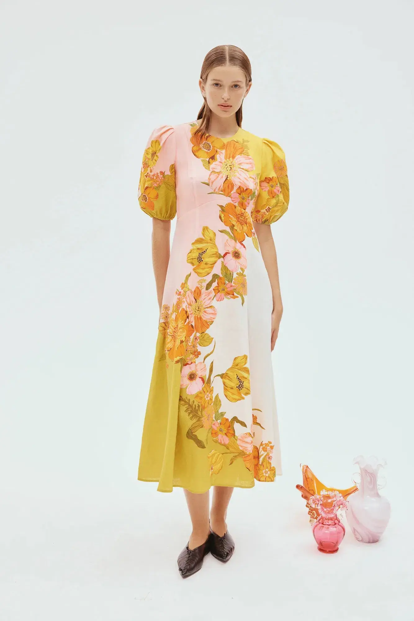 Alemais Silas Day Dress Print Size AU 12 - Image 1