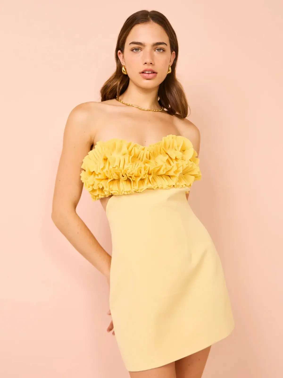 Tojha Lia Dress Lemon Size 6 - Image 7