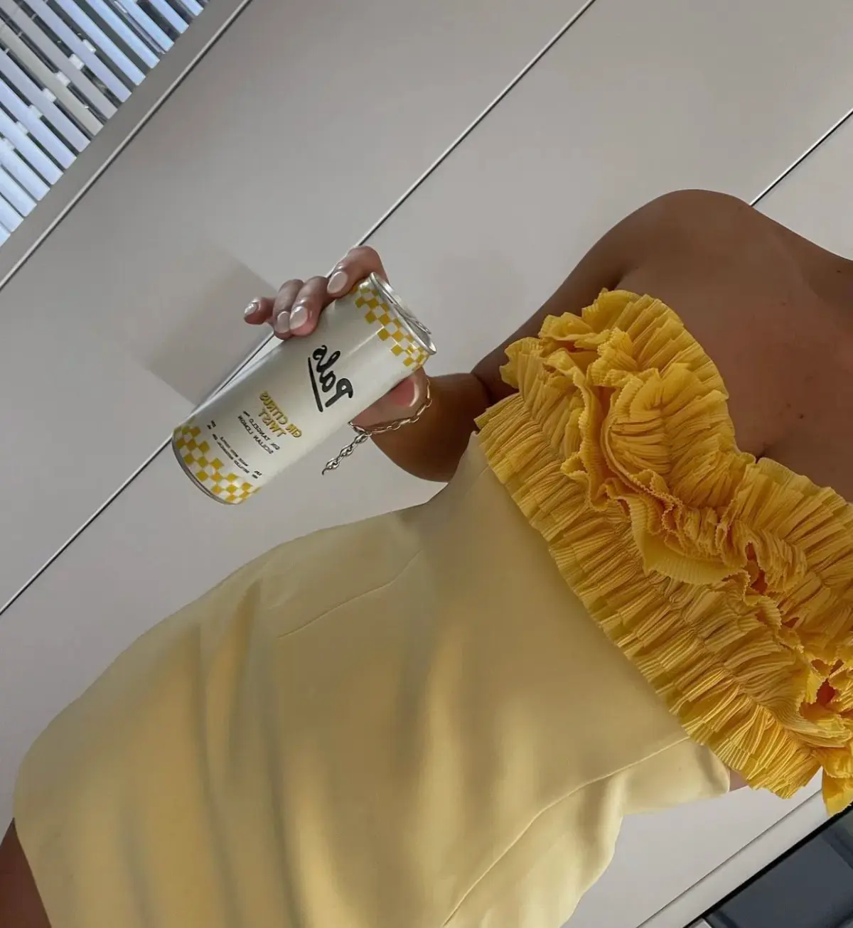 Tojha Lia Dress Lemon Size 10 - Image 3