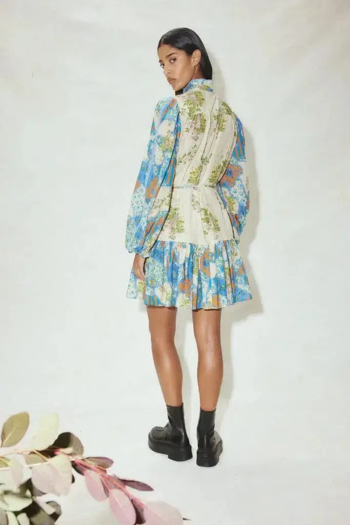 ALEMAIS Skye Patchwork Mini Dress  - Image 3