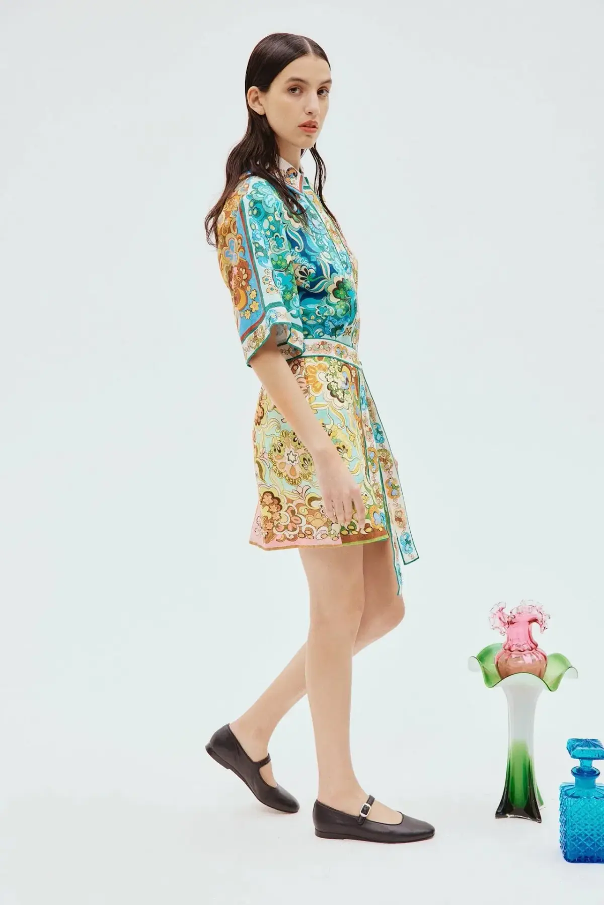 Alemais Dreamer Mini Dress Floral Size 8 - Image 2
