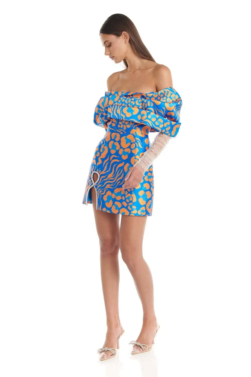 Eliya The Label Lola Mini Dress Print Size 6 - Image 2
