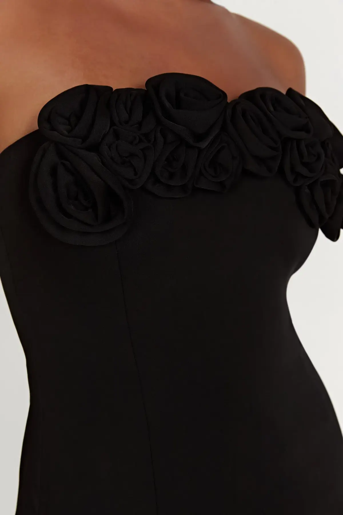 Meshki Brooks Rose Mini Dress Black Size XL / AU 14 - Image 4