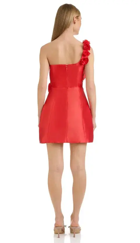Eliya The Label Amara Mini Dress Red Size XS / AU 6 for rent on The Volte - main image