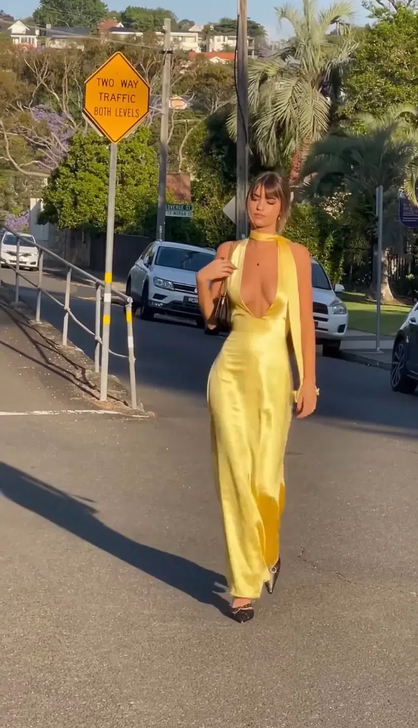 I am Delilah Margot Maxi Dress in Daffodil Size S / AU 8 for rent on The Volte - main image