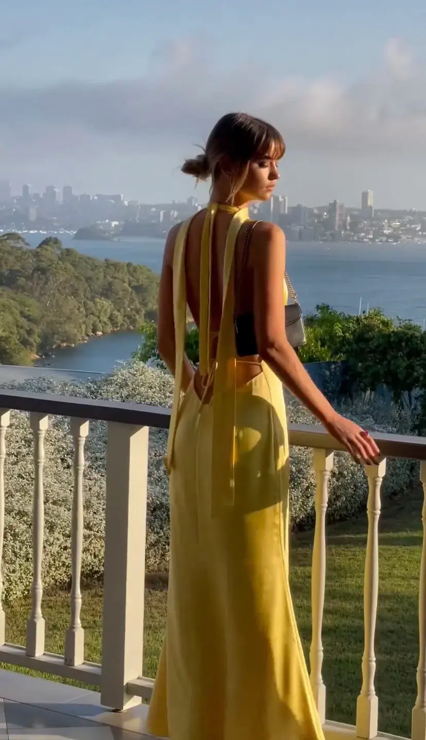 I am Delilah Margot Maxi Dress in Daffodil Size S / AU 8 - Image 3