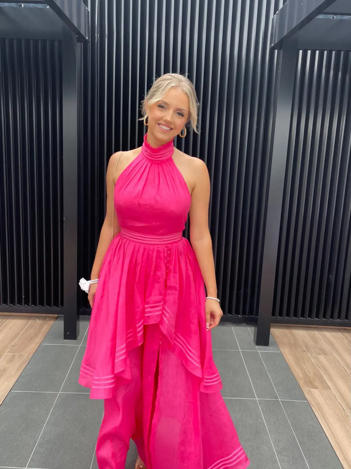 Aje Sienna Maxi Dress Pink Size 8 - Image 2