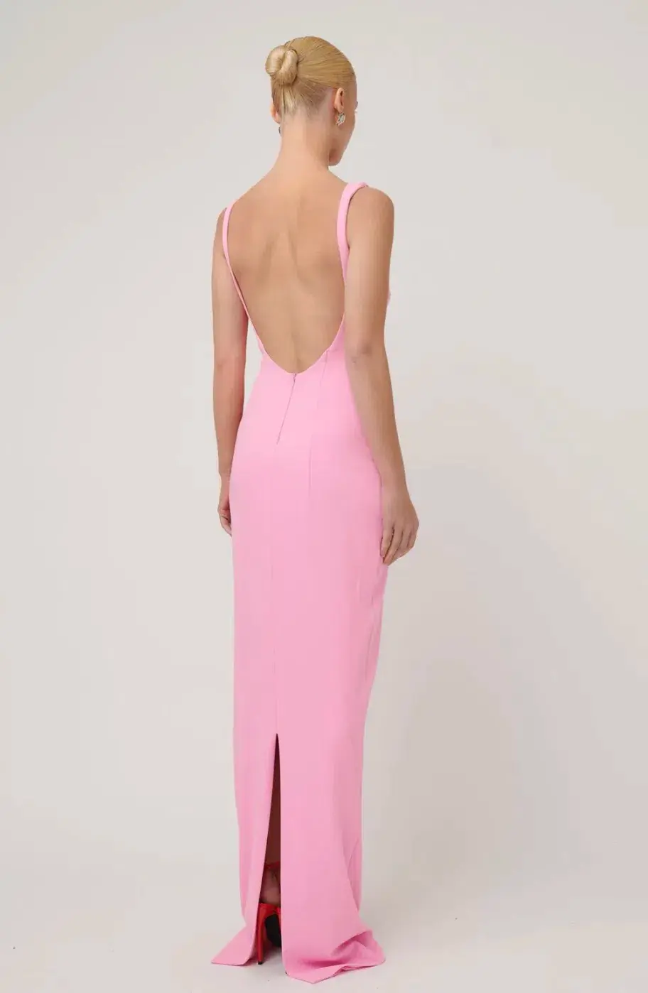 Effie Kats Verona Gown Fairy Floss Pink Size 8 for rent on The Volte - main image