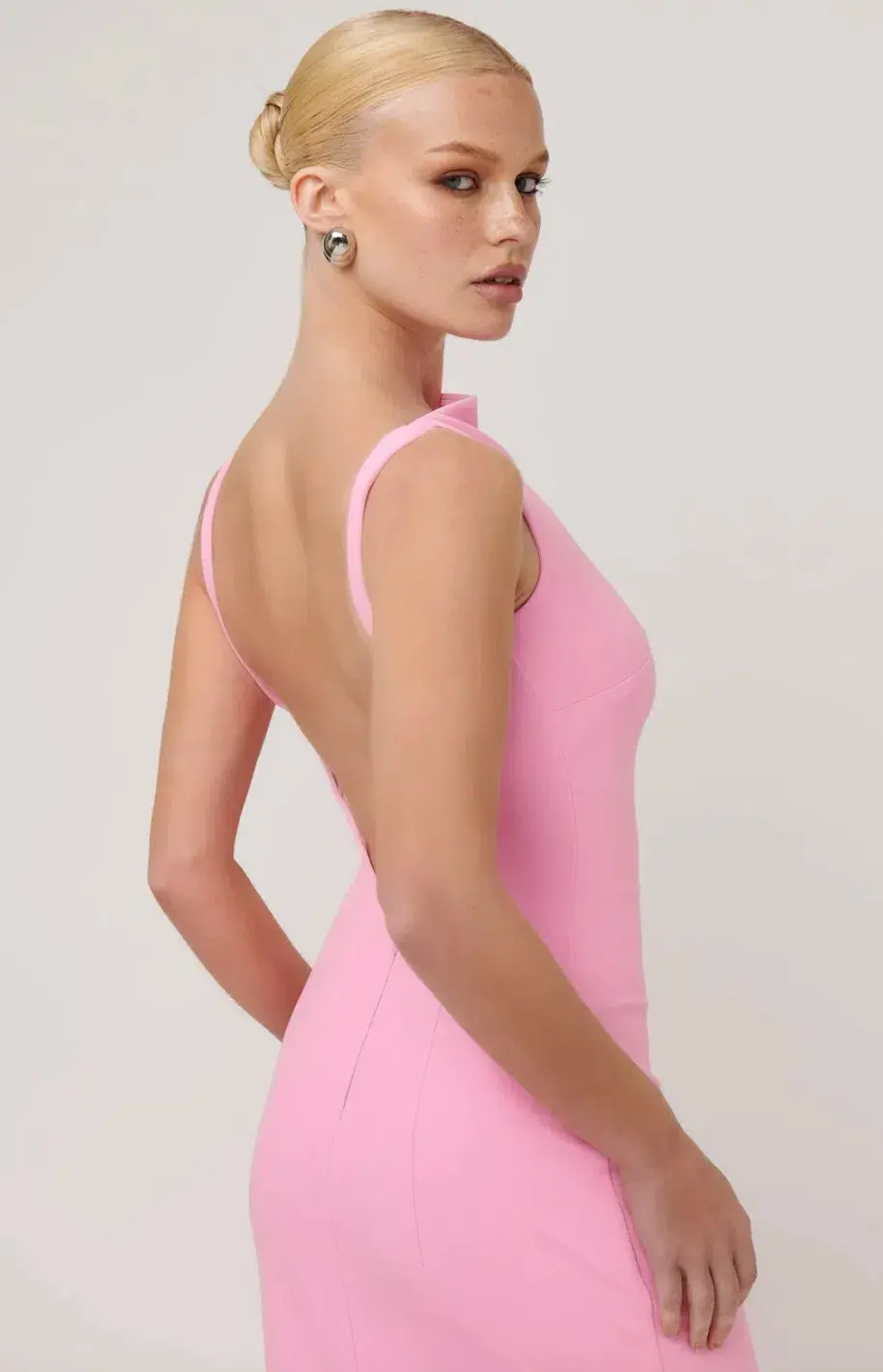 Effie Kats Verona Gown Fairy Floss Pink Size 10 for rent on The Volte - main image