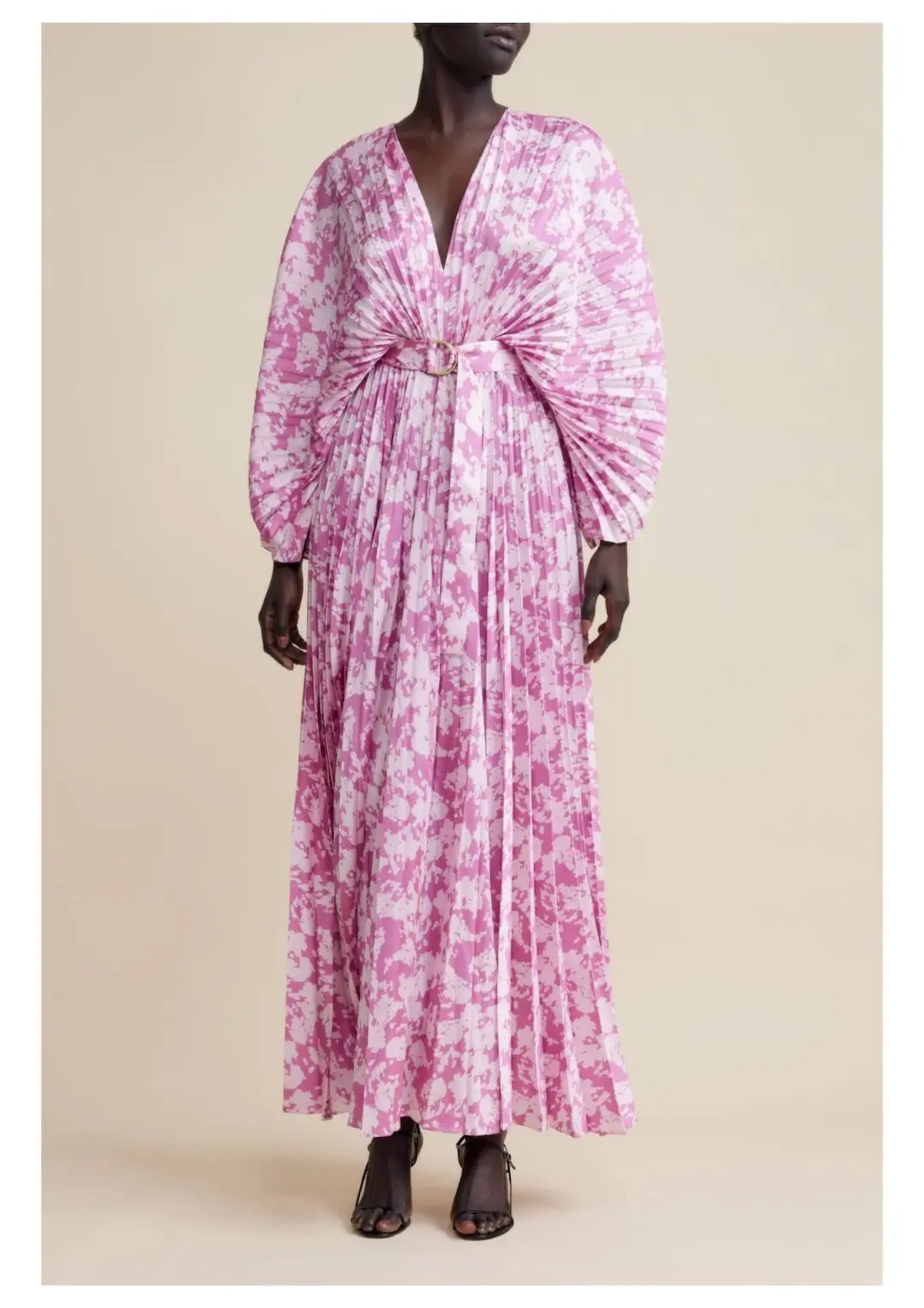 Acler Westover Maxi Dress in Violet Jungle Size 6  for rent on The Volte - main image